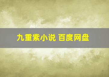 九重紫小说 百度网盘